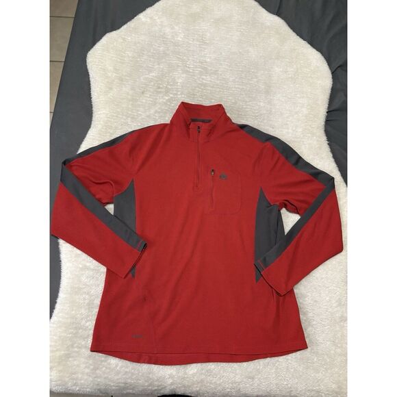 Nike Other - Nike Dri Fit ACG Activewear Top Mens XL Red Black 1/4 Zip Pullover Long Sleeve